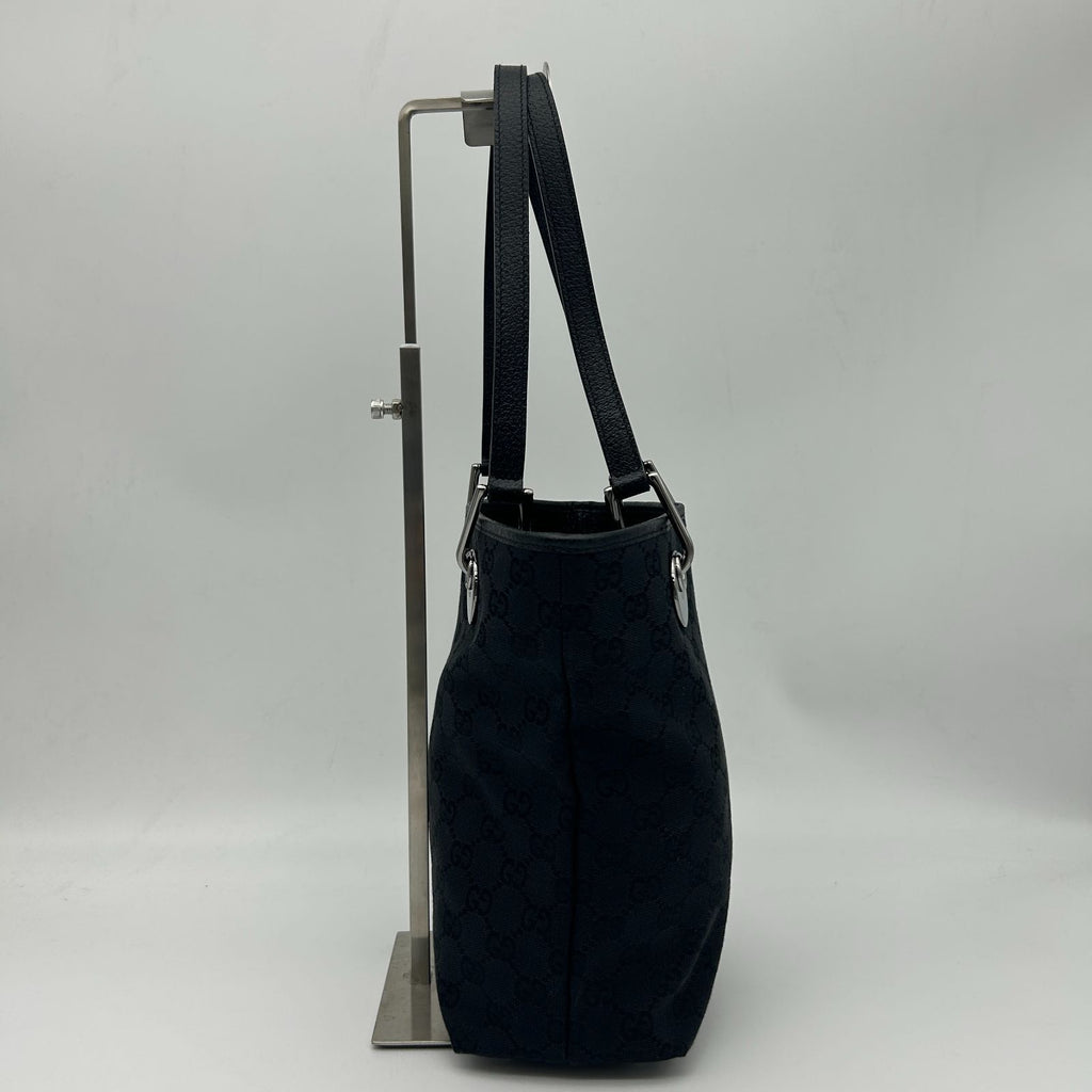 Gucci Tote Black GG Pattern Canvas — view 2