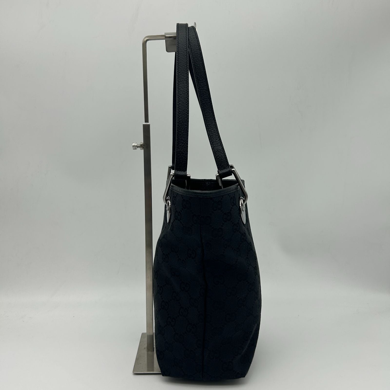 Gucci Tote Black GG Pattern Canvas — view 2