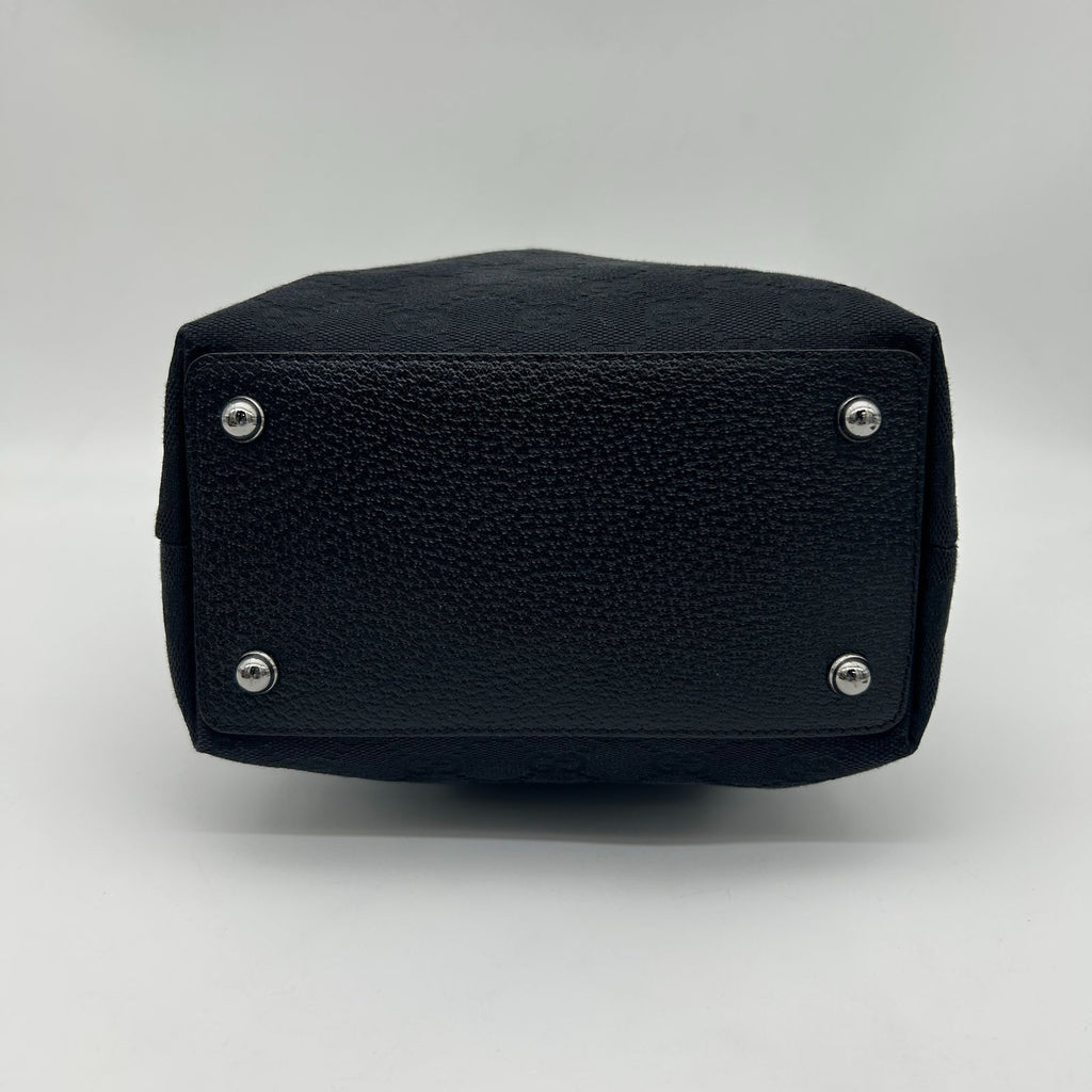 Gucci Tote Black GG Pattern Canvas — view 5