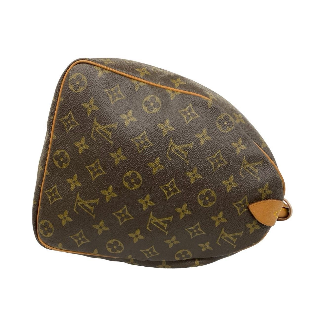 Louis Vuitton Vintage Keepall Monogram Leather Boston Bag Brown — view 6