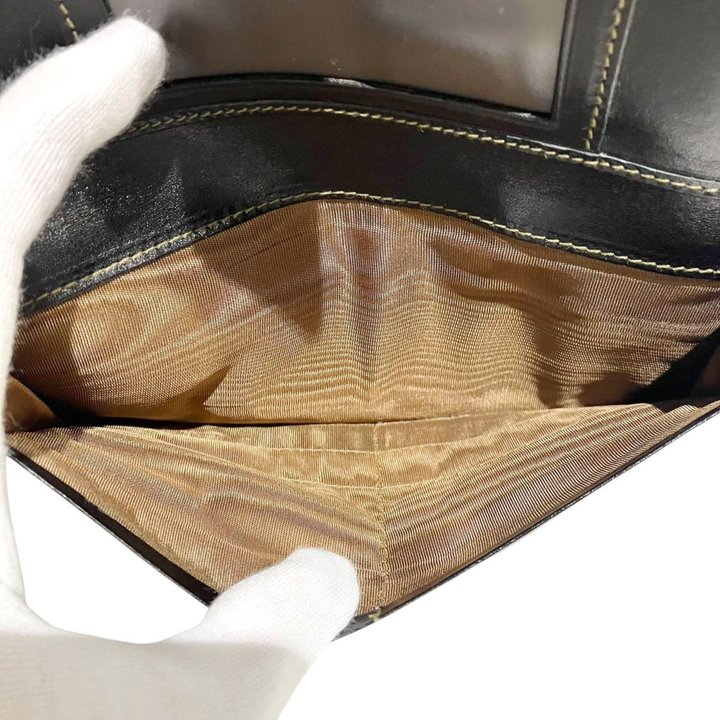 Fendi Zucca Pattern Wallet Canvas Leather — view 9