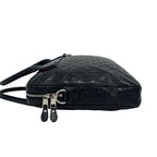 Gucci Sherry Line Guccissima GG Logo Pattern Leather 2-Way Shoulder Bag Black — view 7