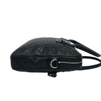 Gucci Sherry Line Guccissima GG Logo Pattern Leather 2-Way Shoulder Bag Black — view 8