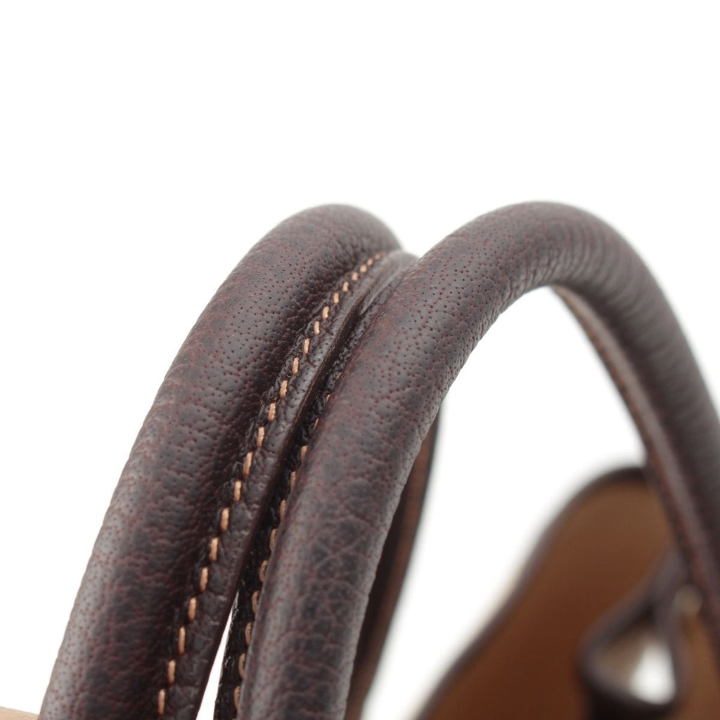 Hermes 02 Garden Party Toilet Ash Buffalo Tote Beige Brown PM 36 — view 8