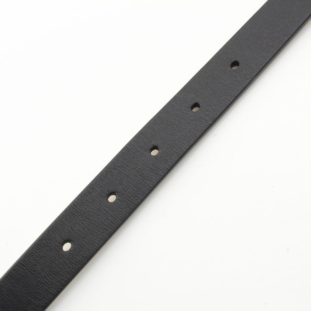 Dior CD Logo 30 Toronto Montaigne 20 Slim Smooth Calfskin Reversible Belt White — view 6