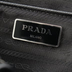 Prada Tessuto Nylon Logo Backpack Black — view 7