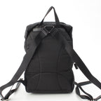 Prada Tessuto Nylon Logo Backpack Black — view 4