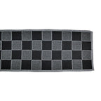 Louis Vuitton Scarf Damier Heritage Noir Black Wool Marque — view 5