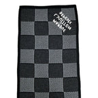 Louis Vuitton Scarf Damier Heritage Noir Black Wool Marque — view 7