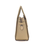 Celine Handbag Luggage Micro Dune Drummed Calfskin Silver — view 3