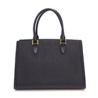 Prada Tote Shoulder Bag 2-Way Black Saffiano Leather Gold — view 2