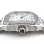 Cartier Watch Santos LM Date Square Silver Opa Line Dial SS Automatic Winding — view 2