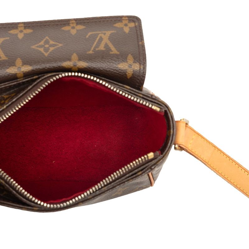 Louis Vuitton Monogram Viva Cite PM Crossbody Shoulder Bag Brown Leather — view 4