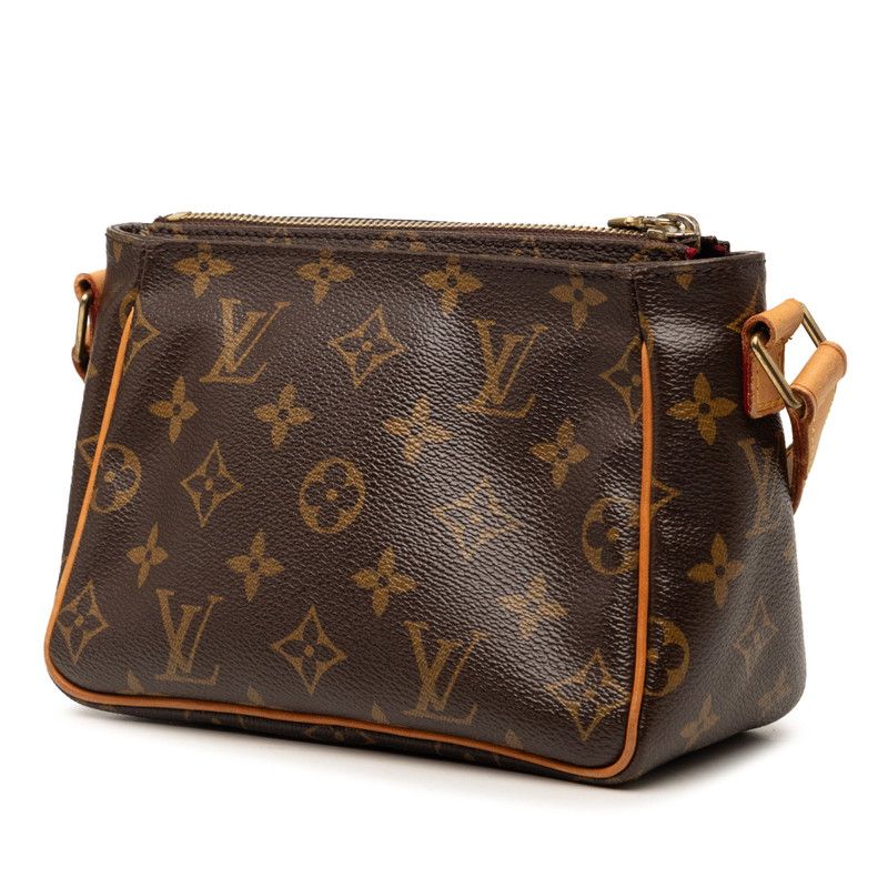 Louis Vuitton Monogram Viva Cite PM Crossbody Shoulder Bag Brown Leather — view 2