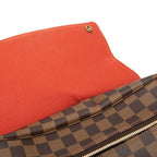 Louis Vuitton Damier Naviglio Crossbody Shoulder Bag Brown Leather — view 6