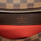 Louis Vuitton Damier Naviglio Crossbody Shoulder Bag Brown Leather — view 8