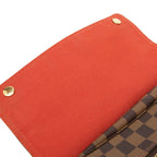 Louis Vuitton Damier Naviglio Crossbody Shoulder Bag Brown Leather — view 5