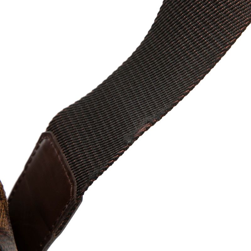 Louis Vuitton Damier Naviglio Crossbody Shoulder Bag Brown Leather — view 4