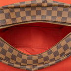 Louis Vuitton Damier Naviglio Crossbody Shoulder Bag Brown Leather — view 7