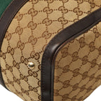Gucci GG Canvas Sherry Line Mini Boston Bag 2-Way Beige Multicolor — view 4