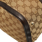 Gucci GG Canvas Sherry Line Mini Boston Bag 2-Way Beige Multicolor — view 7