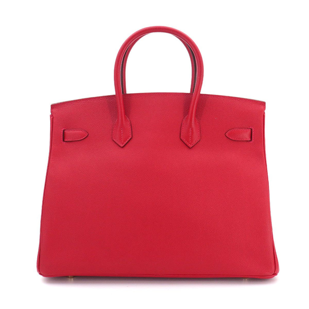Hermes Birkin 35 Epsom Rouge Casac Hand Bag Gold — view 3