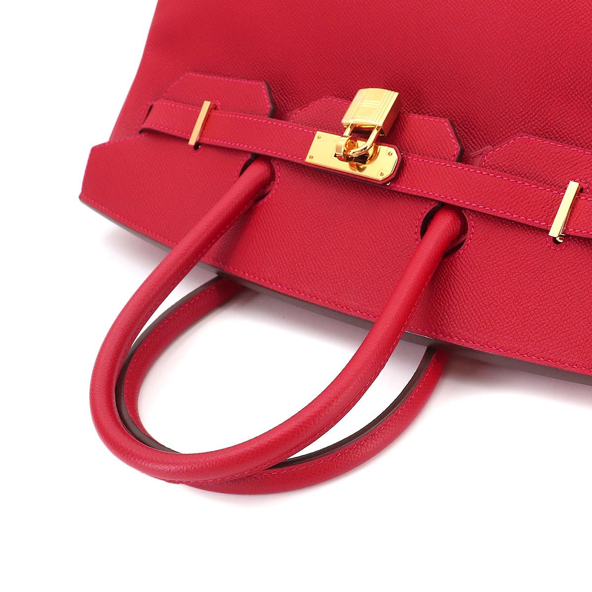 Hermes Birkin 35 Epsom Rouge Casac Hand Bag Gold — view 6