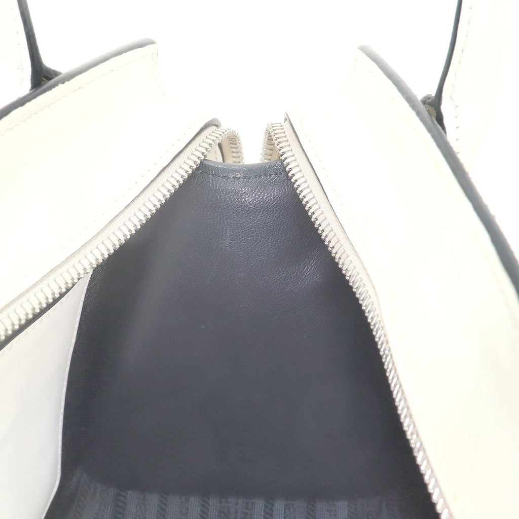 Prada Saffiano 2-Way Leather White Shoulder — view 8