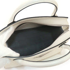 Prada Saffiano 2-Way Leather White Shoulder — view 6