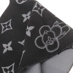 Louis Vuitton Scarf Monogram Vivienne Wool Black Gray Winter — view 3