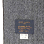 Louis Vuitton Scarf Monogram Gradient Wool Cashmere Noir Winter — view 3