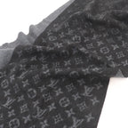 Louis Vuitton Scarf Monogram Gradient Wool Cashmere Noir Winter — view 2
