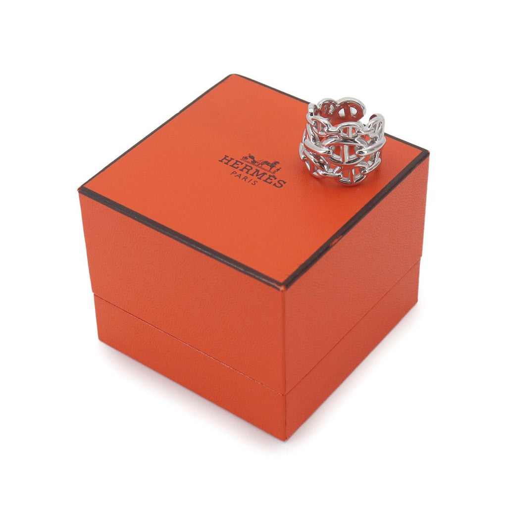 Hermes Chaine D'ancre GM 49 Ring 925 Sterling Silver — view 2