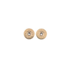 Hermes Sur Mer PM Earrings Buffalo Horn Gold Brown — view 4