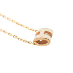 Hermes Mini Pop Necklace White Gold — view 4