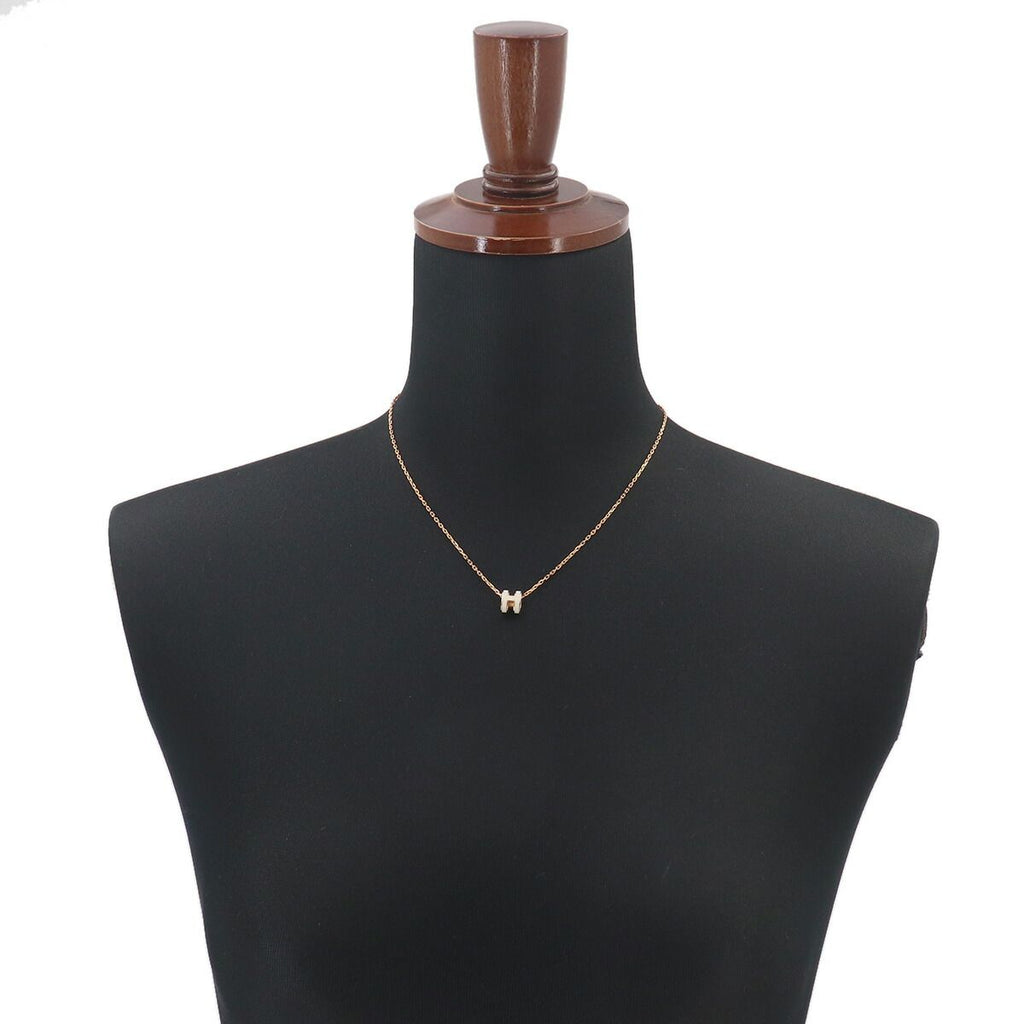 Hermes Mini Pop Necklace White Gold — view 6