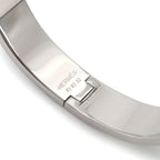 Hermes Clic PM Leopard Bangle Multicolor Silver Bracelet — view 5