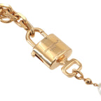 Louis Vuitton Necklace Pearl Lock 2-Way Bracelet Gold Pearlock — view 3