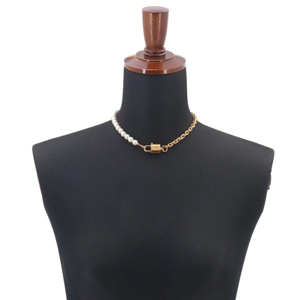 Louis Vuitton Necklace Pearl Lock 2-Way Bracelet Gold Pearlock — view 5