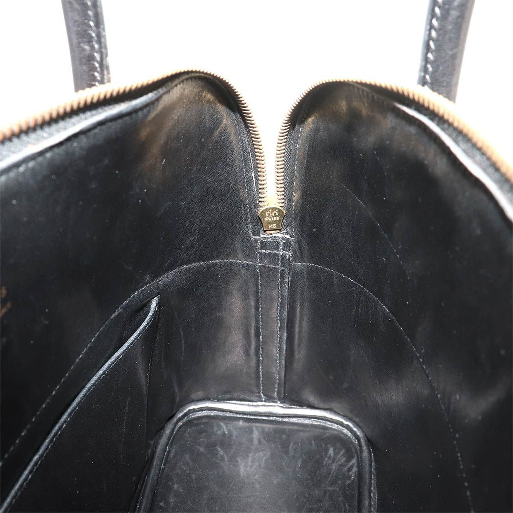 Hermes Bolide 31 2-Way Bag Box Calf Black Vintage — view 7