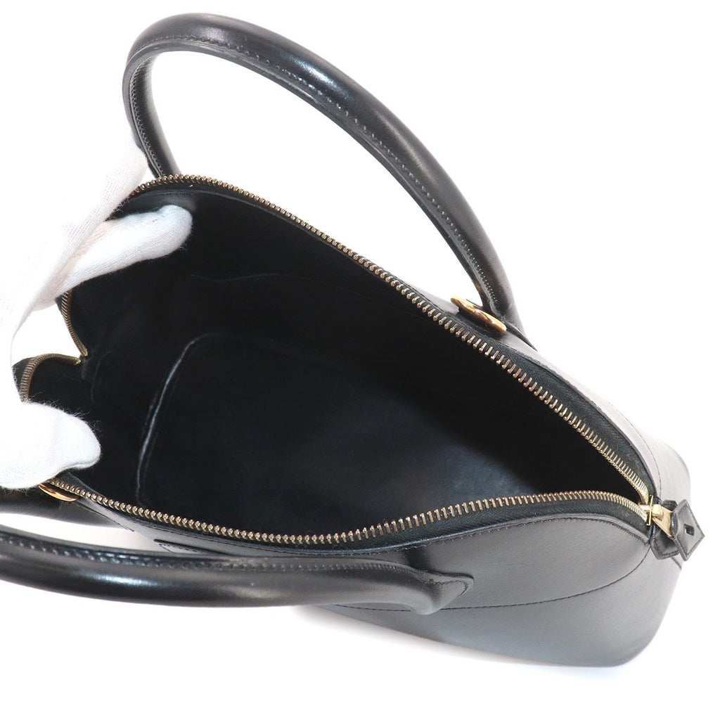 Hermes Bolide 31 2-Way Bag Box Calf Black Vintage — view 6