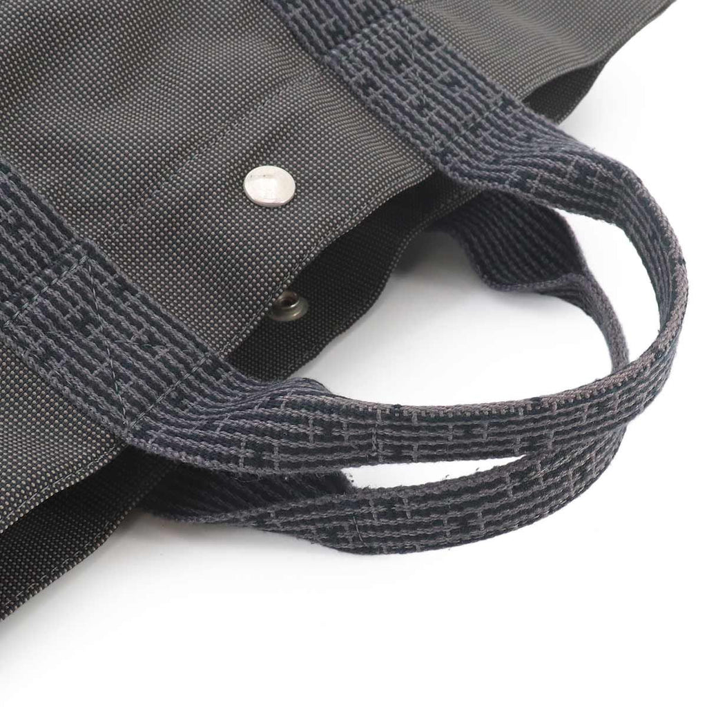 Hermes Her Line MM Tote Canvas Gray Silver Herline MM — view 5