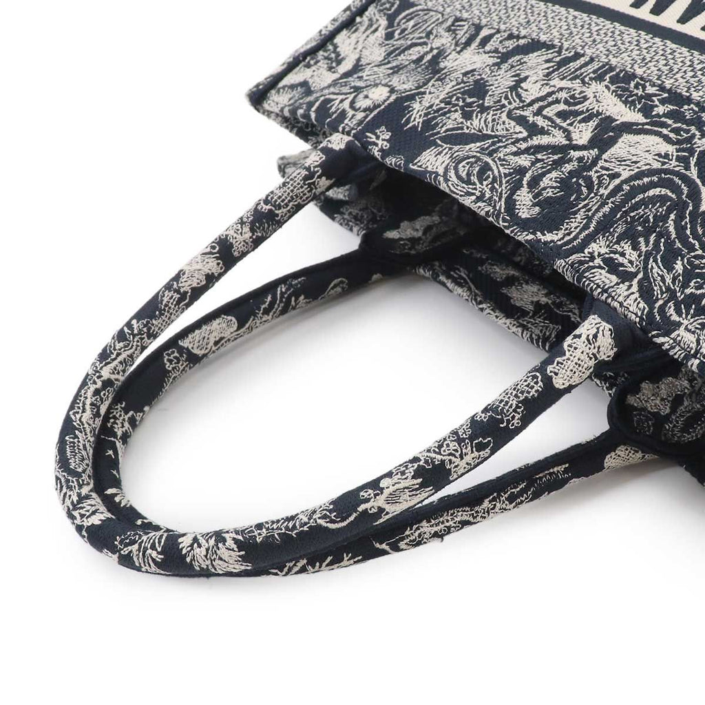 Dior Book Tote Reverse Toile de Jouy Canvas — view 5