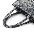 Dior Book Tote Reverse Toile de Jouy Canvas — view 5
