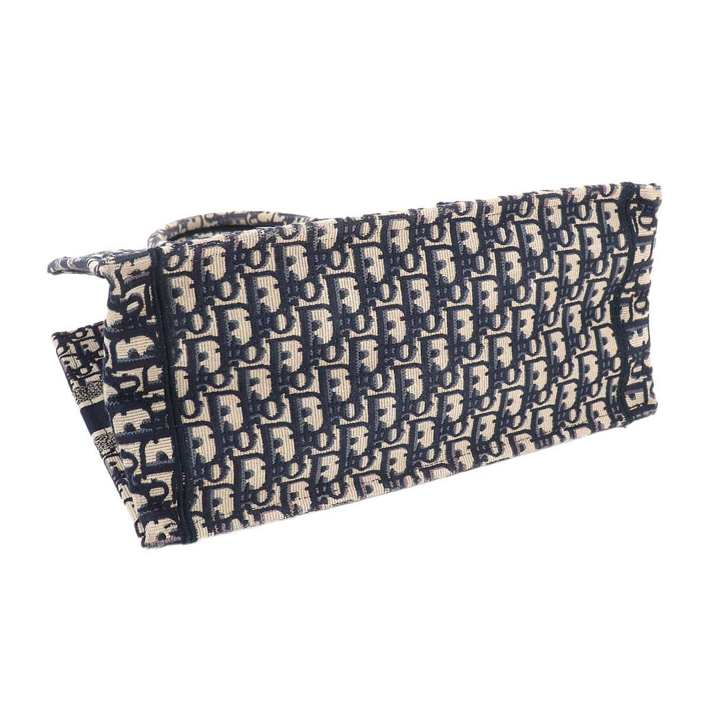 Dior Oblique Book Tote Canvas Navy — view 4