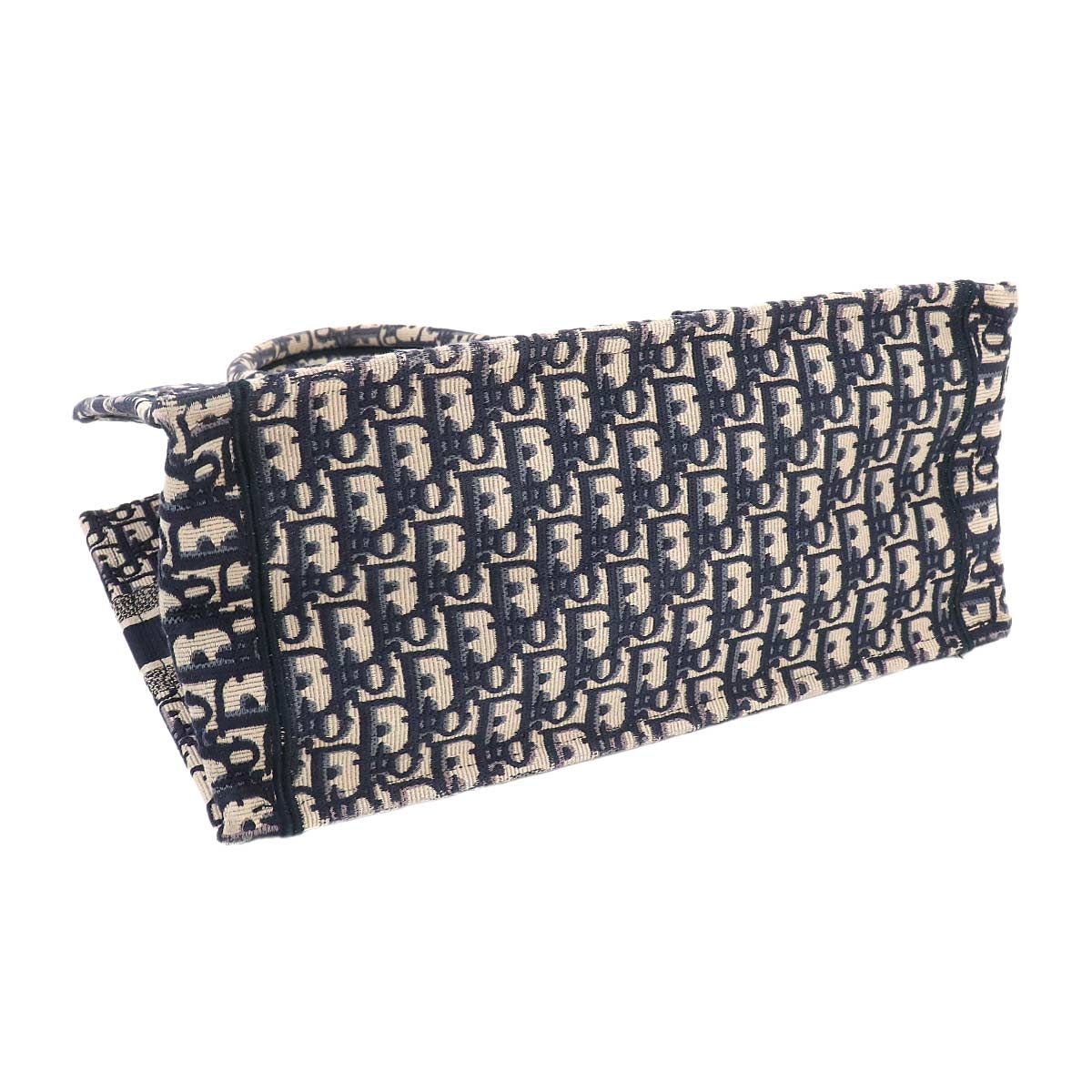 Dior Oblique Book Tote Canvas Navy — view 4