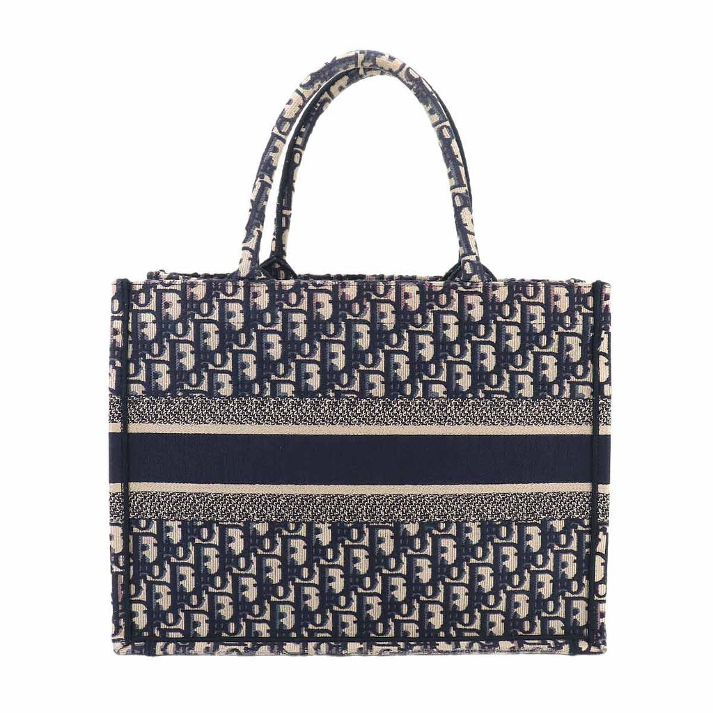 Dior Oblique Book Tote Canvas Navy — view 2
