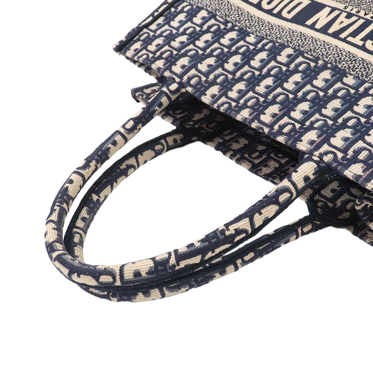 Dior Oblique Book Tote Canvas Navy — view 5
