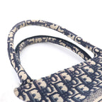 Dior Oblique Book Tote Canvas Navy — view 8