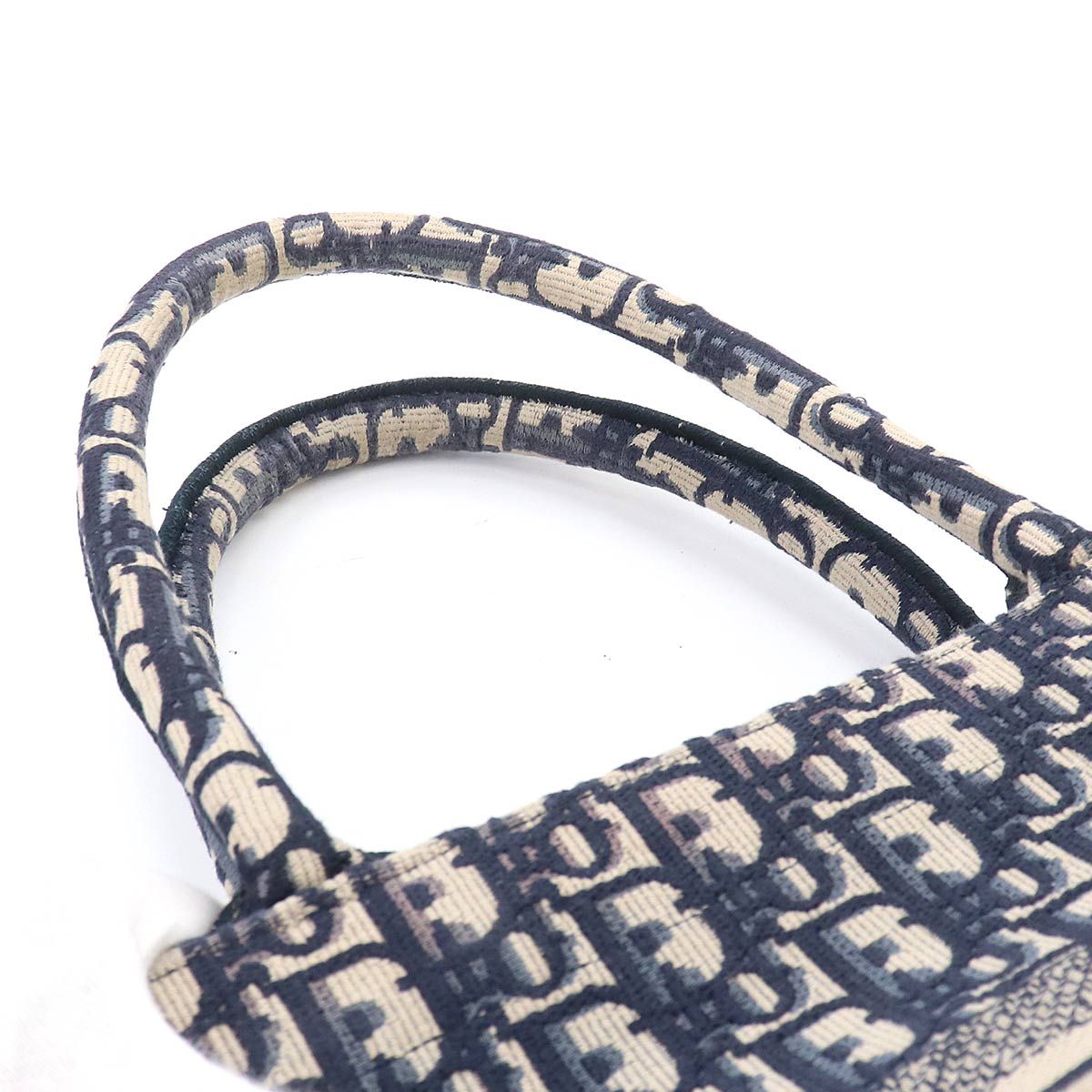 Dior Oblique Book Tote Canvas Navy — view 8